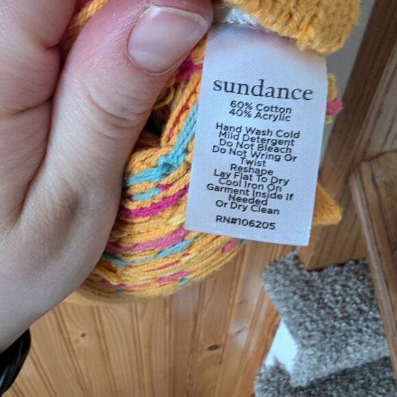 Sundance Kitte Sweater Tank Geometric 70s Boho Multicolor Pattern Size Small - Picture 3 of 6